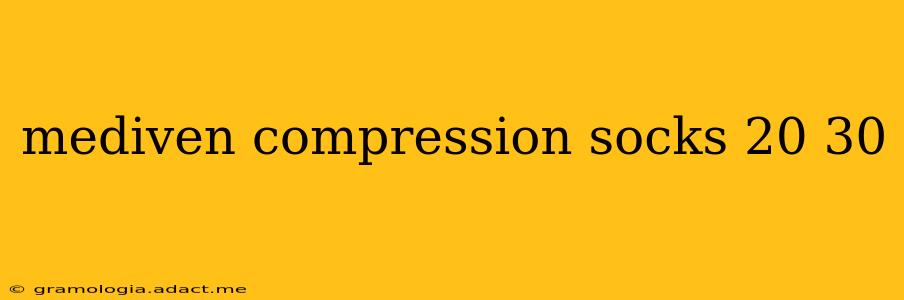 mediven compression socks 20 30