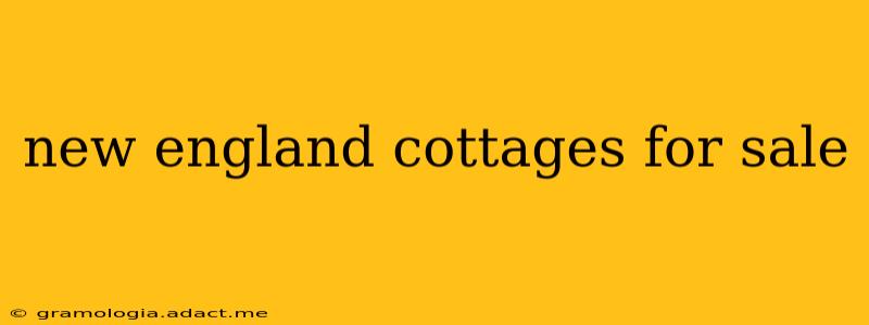 new england cottages for sale