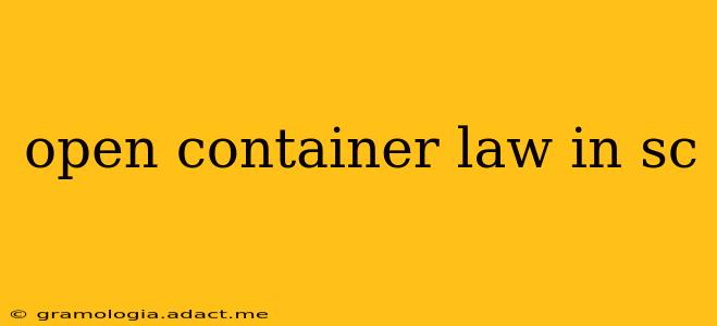 open container law in sc