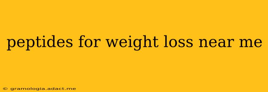 peptides for weight loss near me