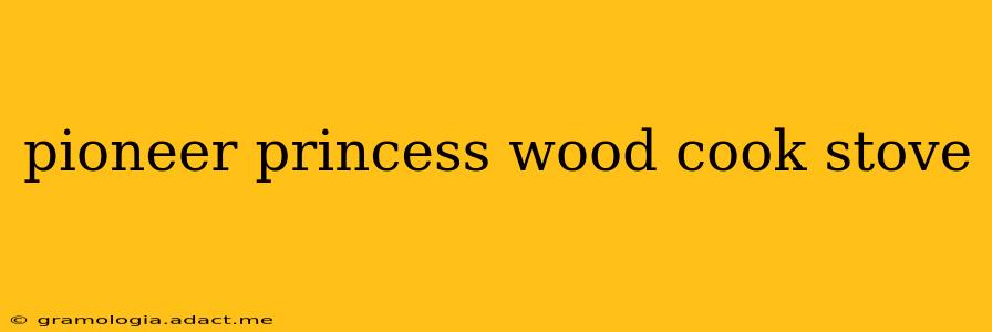 pioneer princess wood cook stove