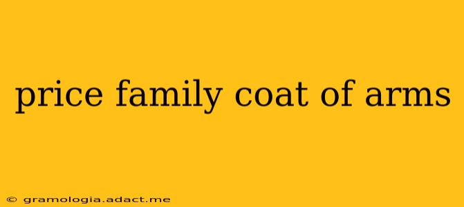 price family coat of arms