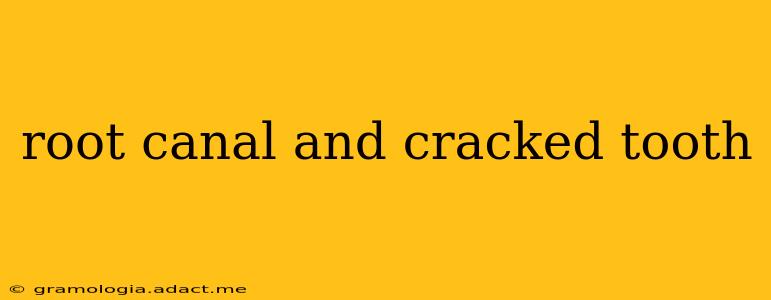 root canal and cracked tooth