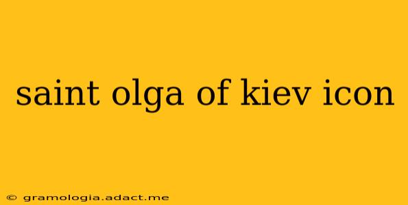 saint olga of kiev icon