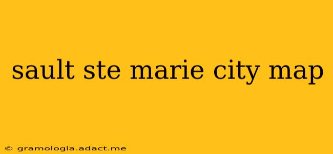 sault ste marie city map