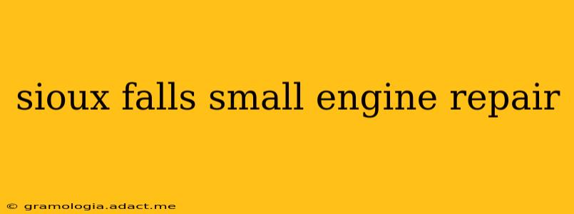 sioux falls small engine repair