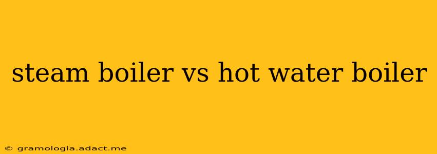 steam boiler vs hot water boiler