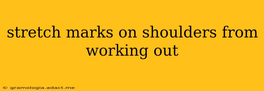 stretch marks on shoulders from working out