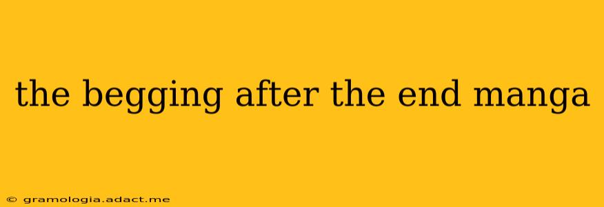 the begging after the end manga