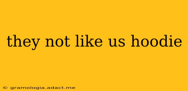 they not like us hoodie