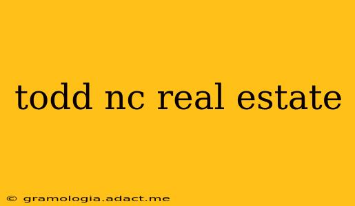 todd nc real estate