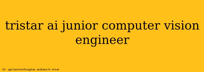 tristar ai junior computer vision engineer