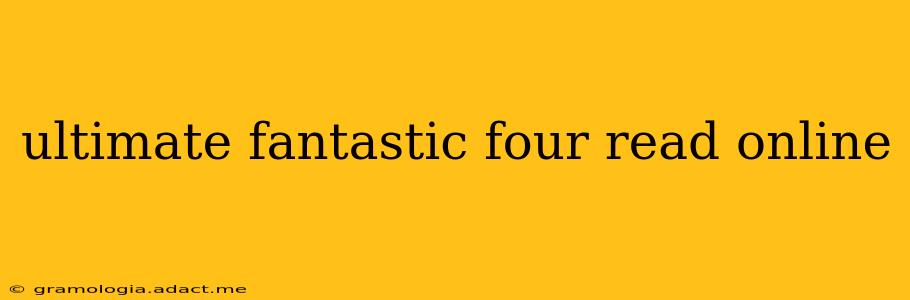 ultimate fantastic four read online