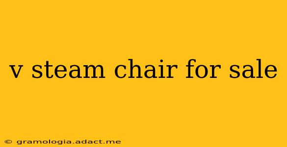 v steam chair for sale