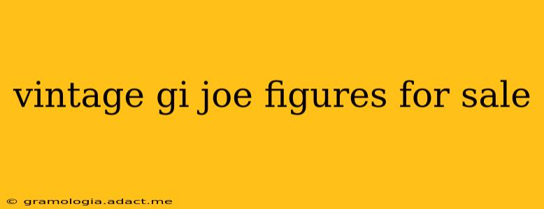 vintage gi joe figures for sale