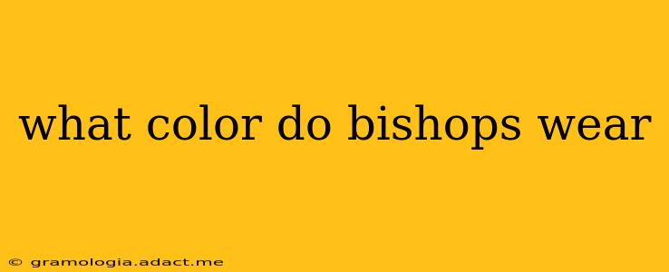 what color do bishops wear