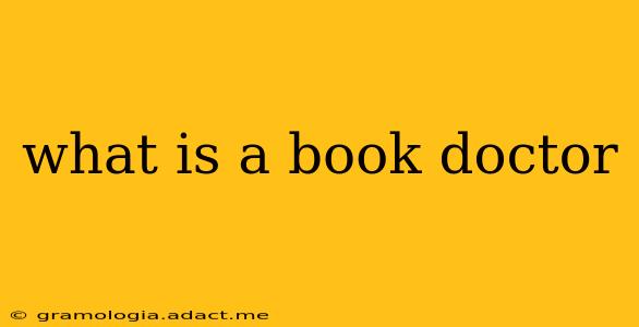 what is a book doctor