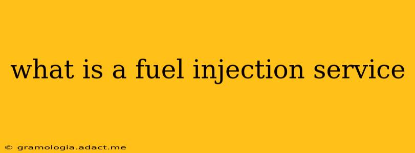 what is a fuel injection service