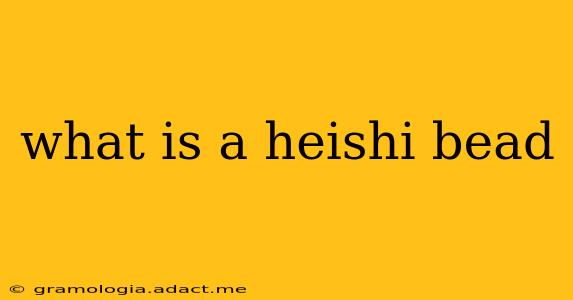 what is a heishi bead