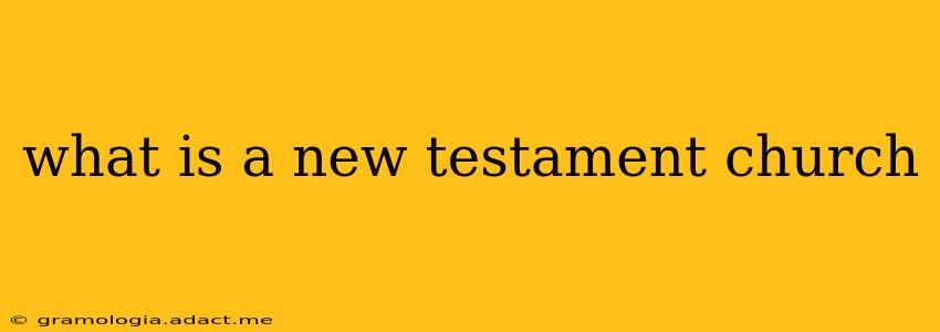 what is a new testament church