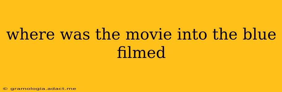 where was the movie into the blue filmed