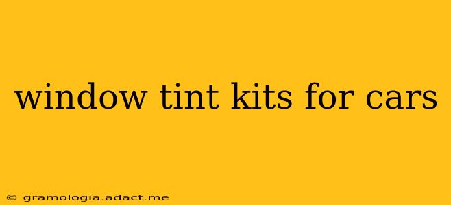 window tint kits for cars